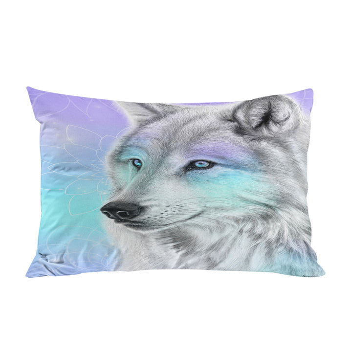Pastel Dream Wolf Pillow Cases