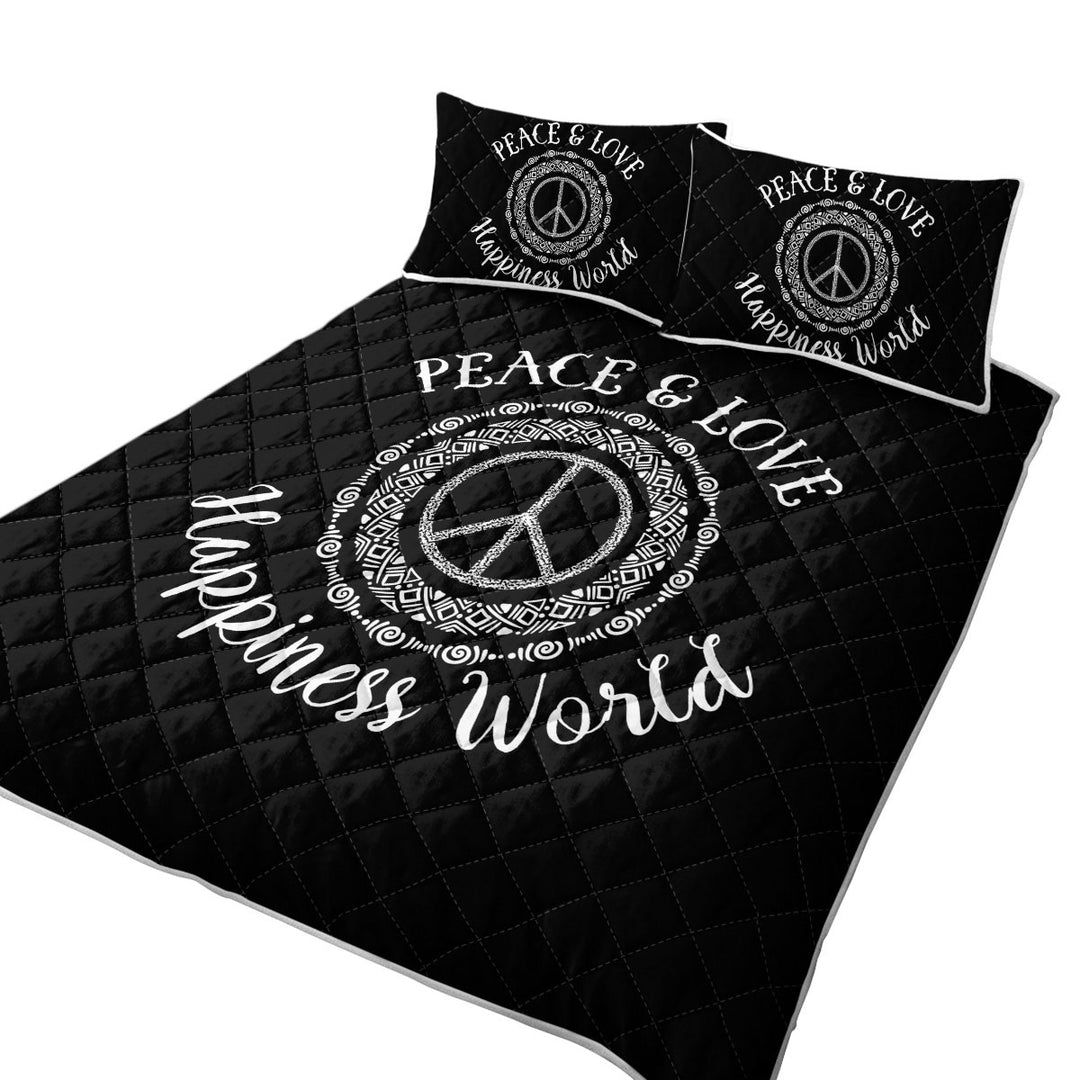 Peace and Love Positive Coverlets