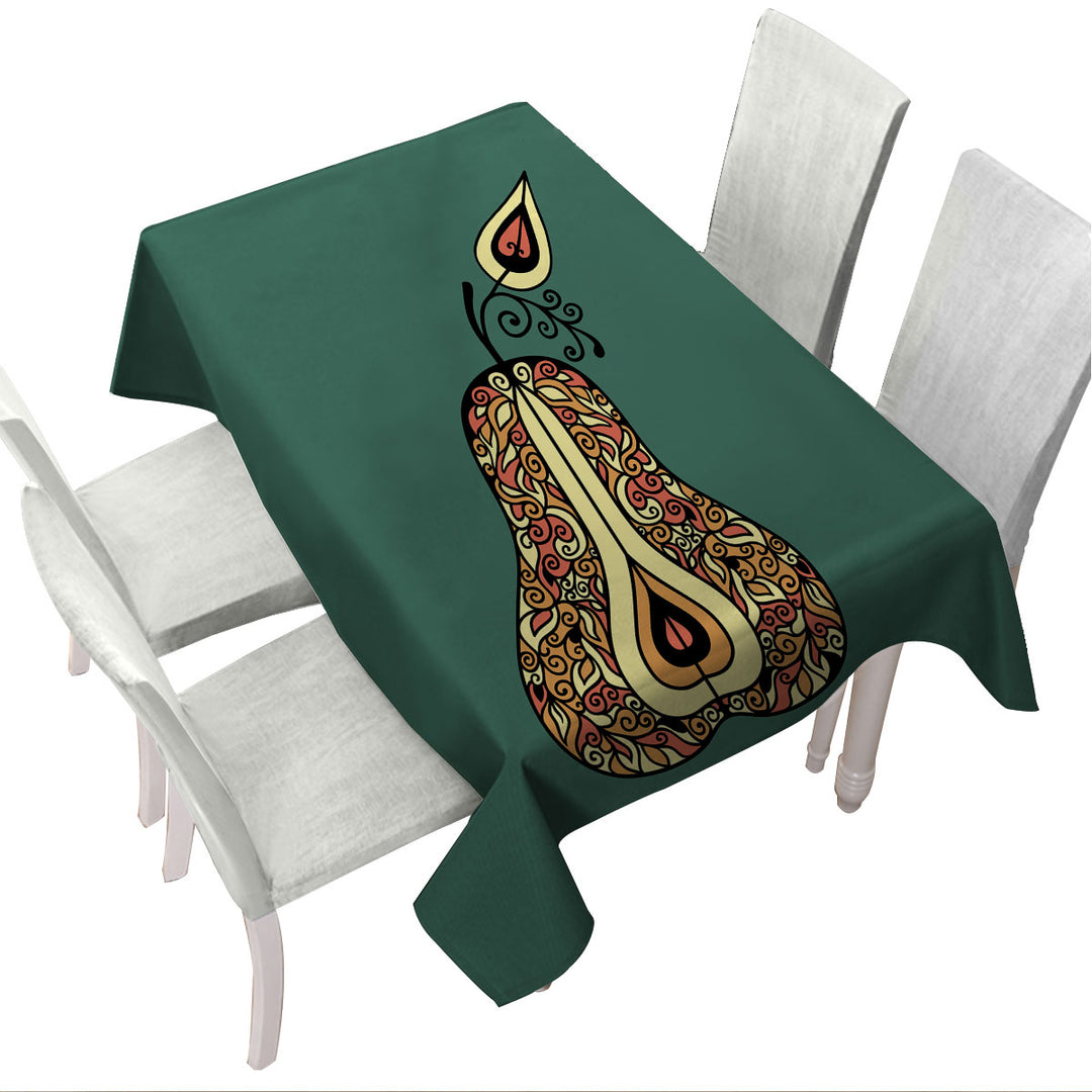 Pear Cut Tablecloth