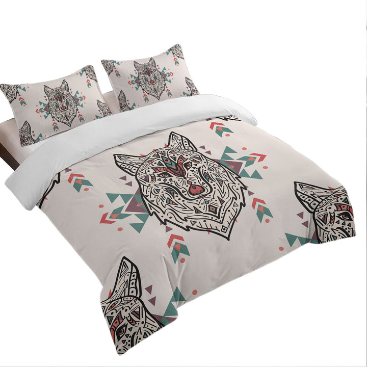 Persian Wolf Duvet Covers