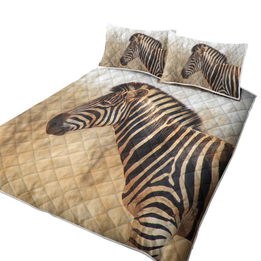 Photo of Wild Zebra California King Quilt Sets