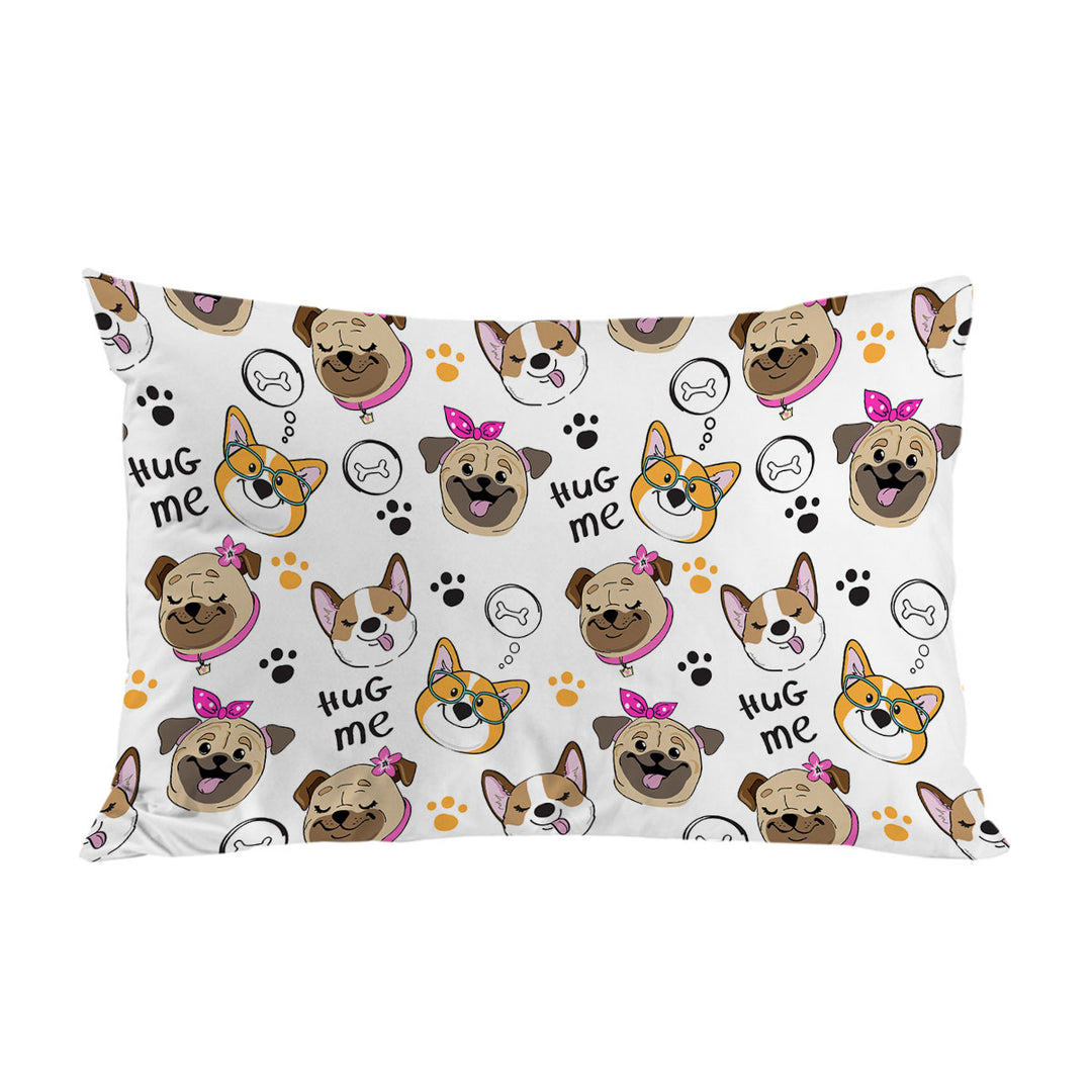 Pillow Case Covers with Captivating Cute Dogs Pattern