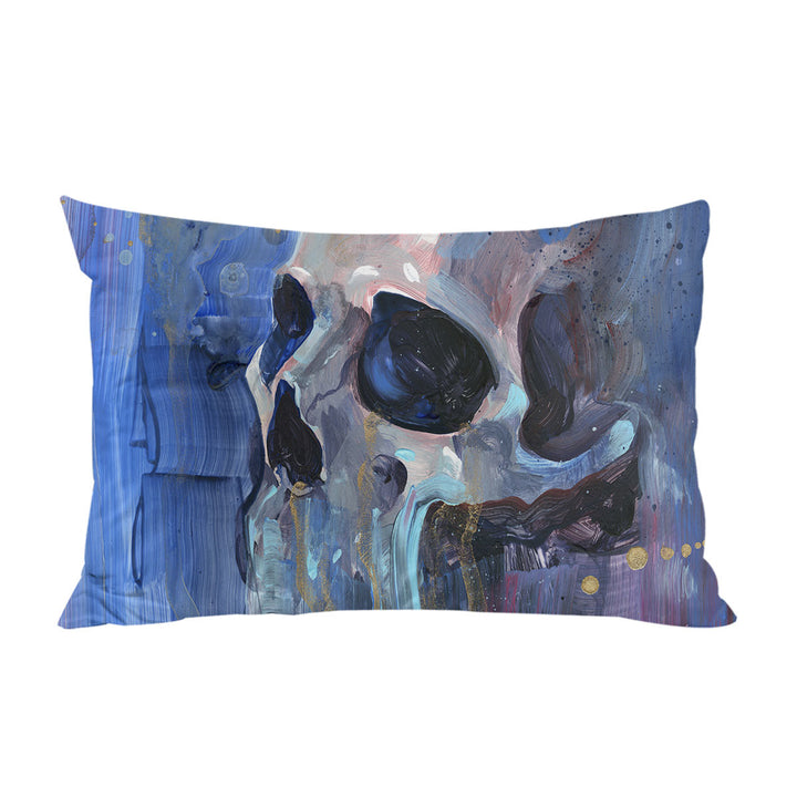Pillow Cases with Art Painting of Human Skull