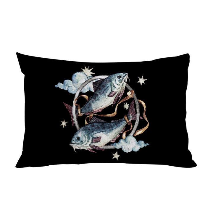 Pillowcase with Two Tied Fish