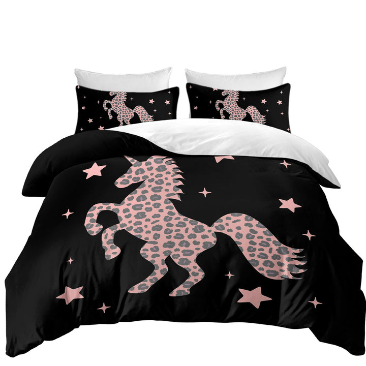 Pink Unicorn full Size Duvet Cover