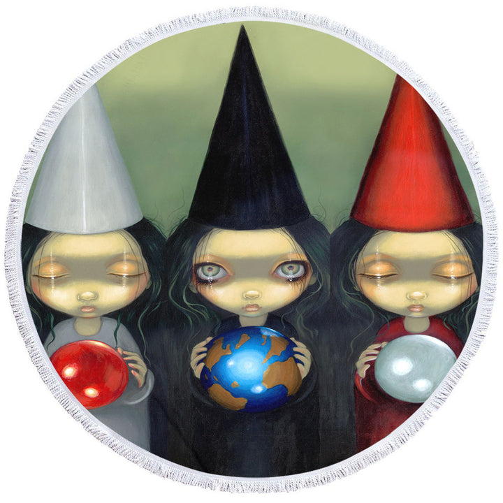 Planetary Witches Planetary Forces Mars Earth Venus Microfibre Beach Towels