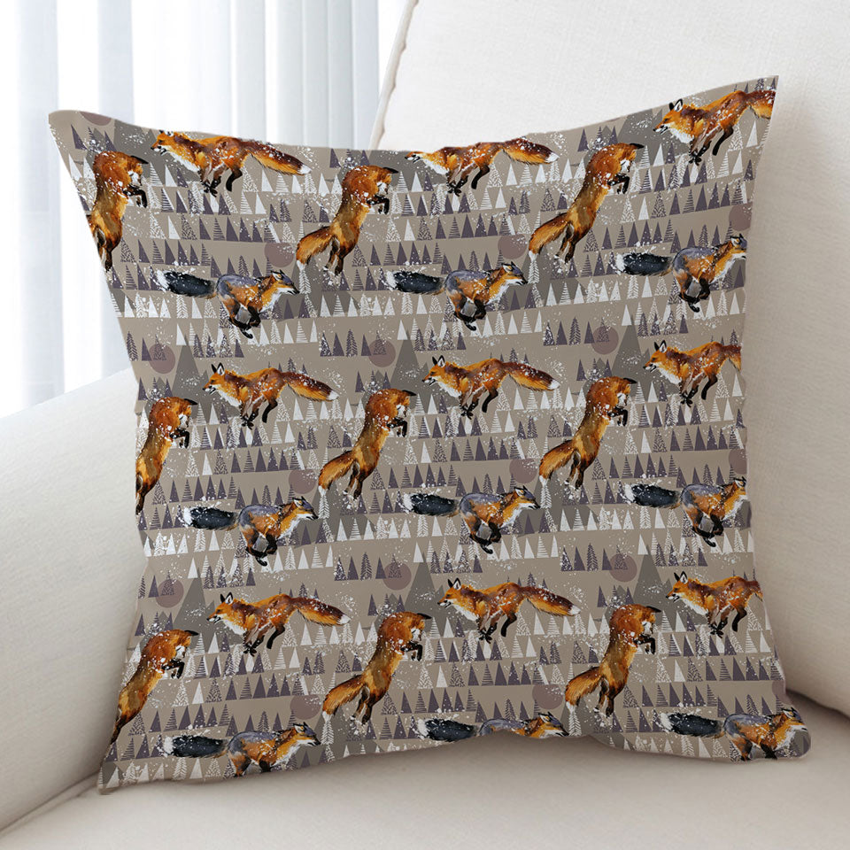 Playful Fox Cushions
