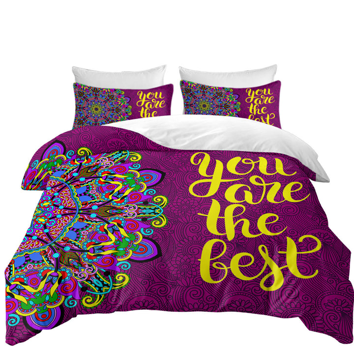 Positive Quote Mandela You are the Best Coverlets