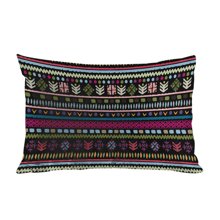 Purplish African Design Pillowcase