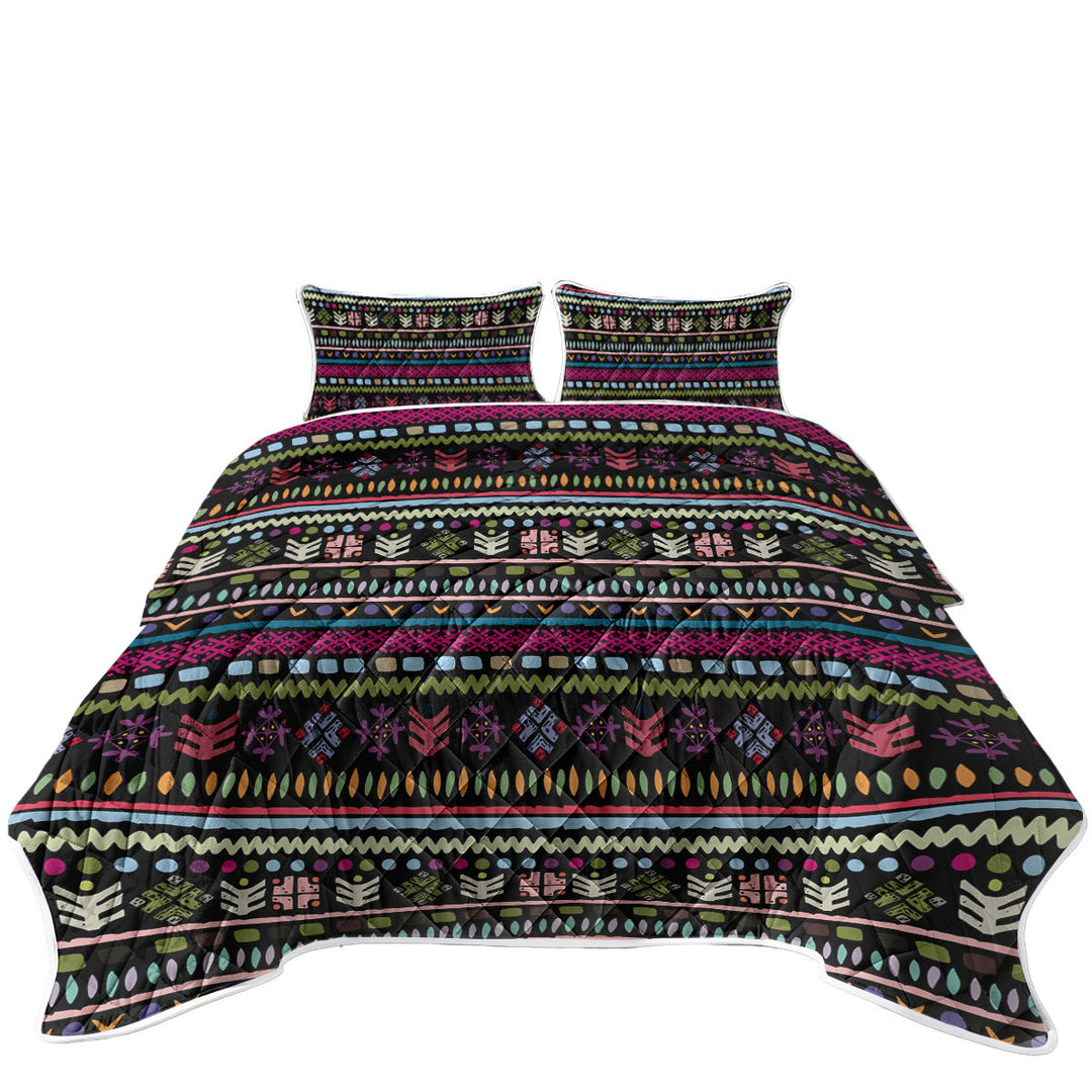 Purplish African Design Quilt Shop Near Me