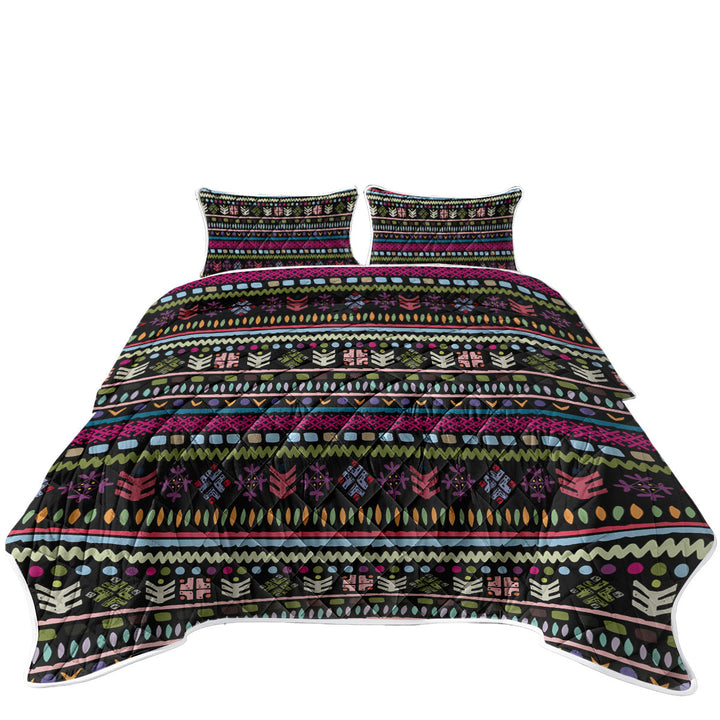 Purplish African Design Quilt Shop Near Me