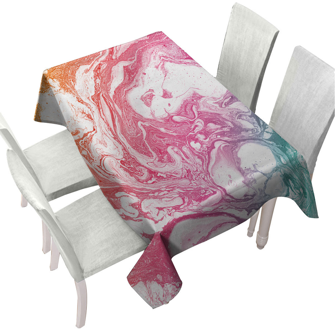Purplish Marble Custom table cloth
