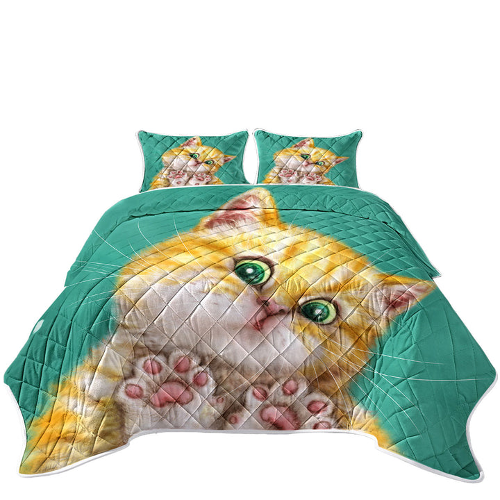 Quilt Stores Near Me with Art Painting Cats Cute Ginger Kitten