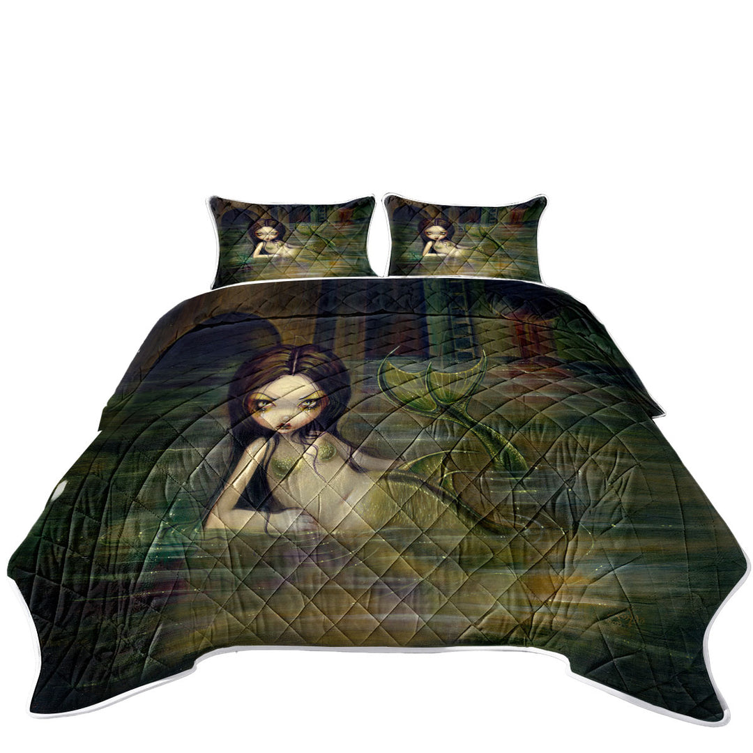 Quilt shop near me with Cool Fantasy Sewer Mermaid Gritty Urban Mermaid