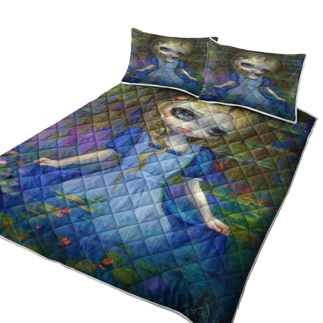 Quilt stores near me with Art Painting Alice in Monet_s Water Lilies