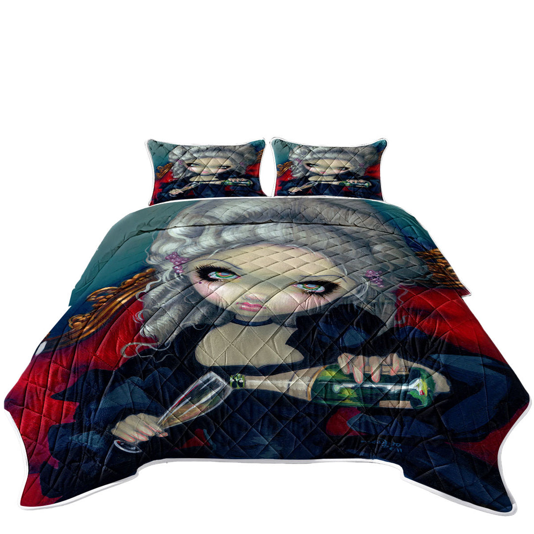 Quilt stores near me with Big Eyed Beauty Gothic Maiden Have Some Champagne