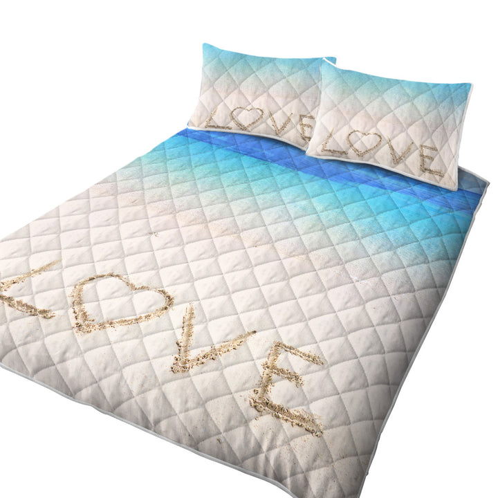 Quilt with The Beach of Love
