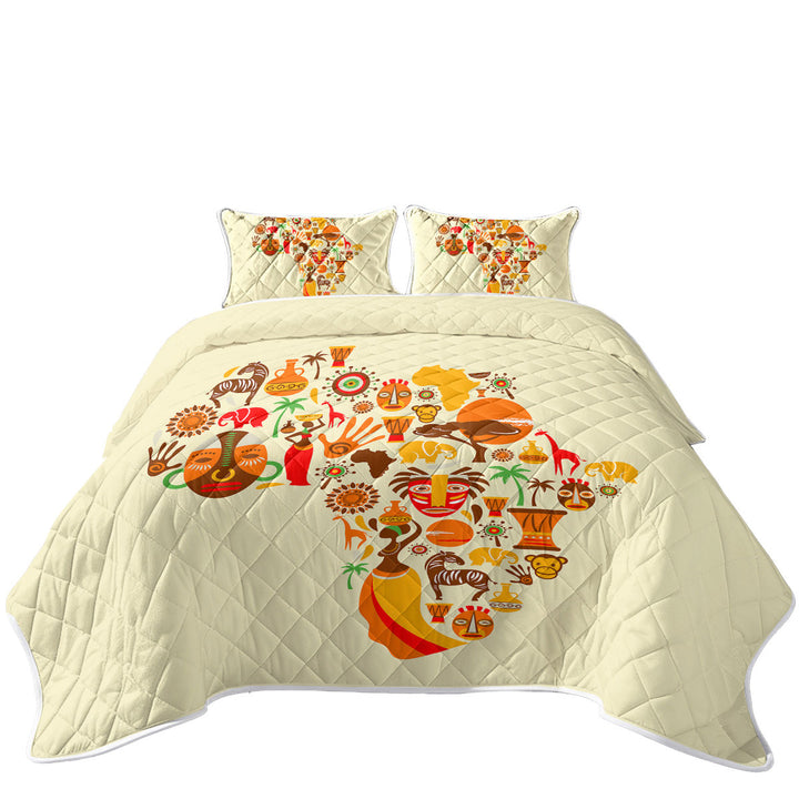 Quilts for Beds with Africa Characteristics