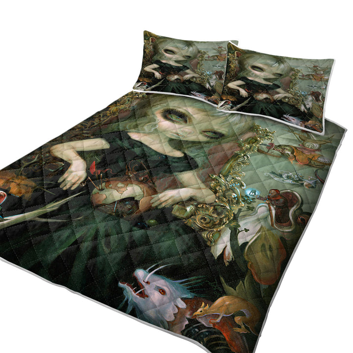 Quilts for Beds with Art Painting Bosch Princess