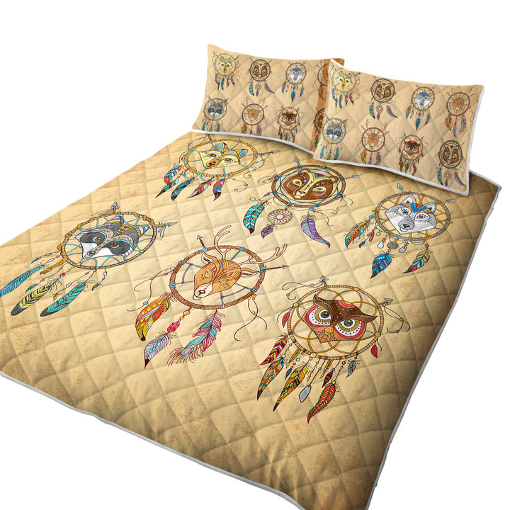 Quilts for Beds with Cute Animal Dream Catchers for Kids