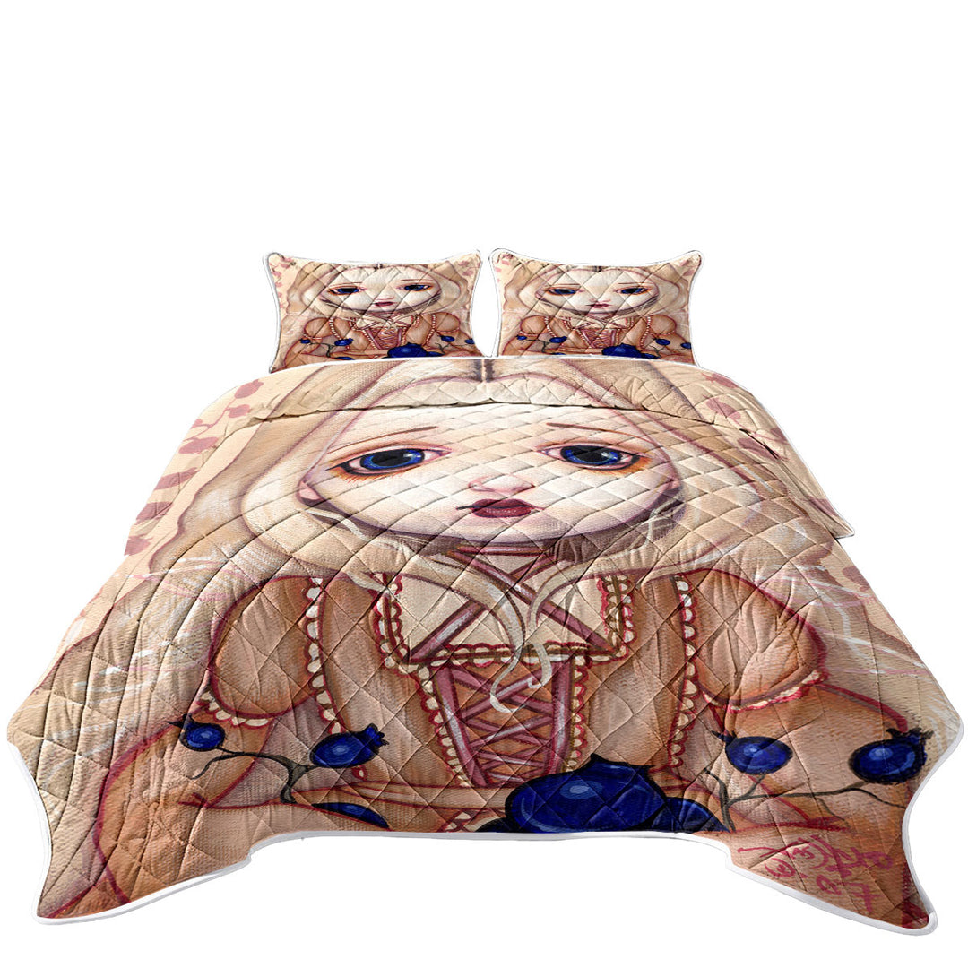 Quilts for sale with Blueberries and Cream Fairy