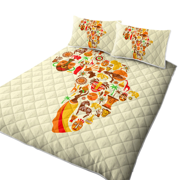 Quilts with Africa Characteristics