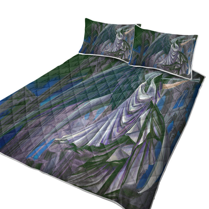 Quilts with Armageddon Angel of Death Dark Art Drawing