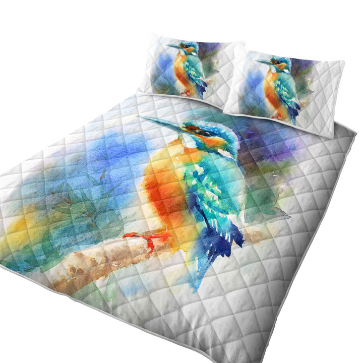 Quilts with Art Painting Hummingbird