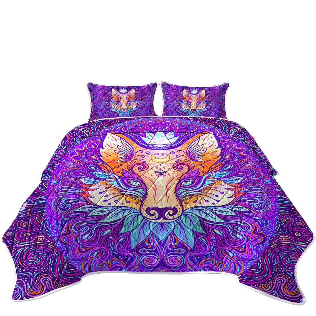 Quilts with Artistic Oriental Royal Fox