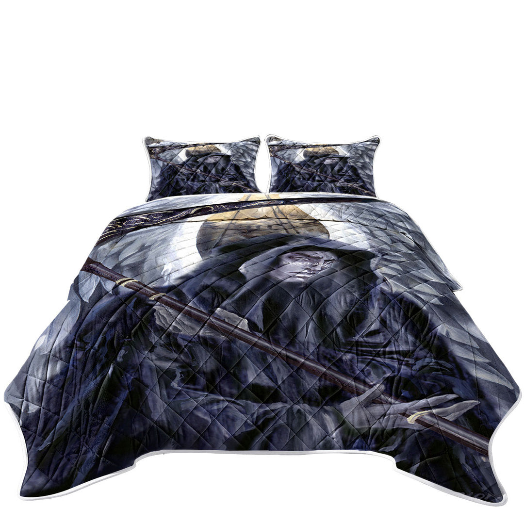 Quilts with Azriel Cool Angel of Death Dark Art Drawing