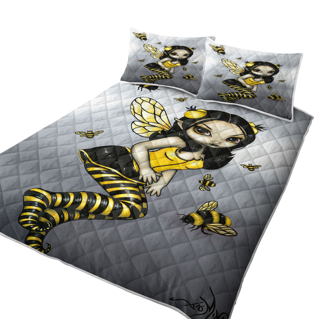 Quilts with Bees and Bumblebee Fairy