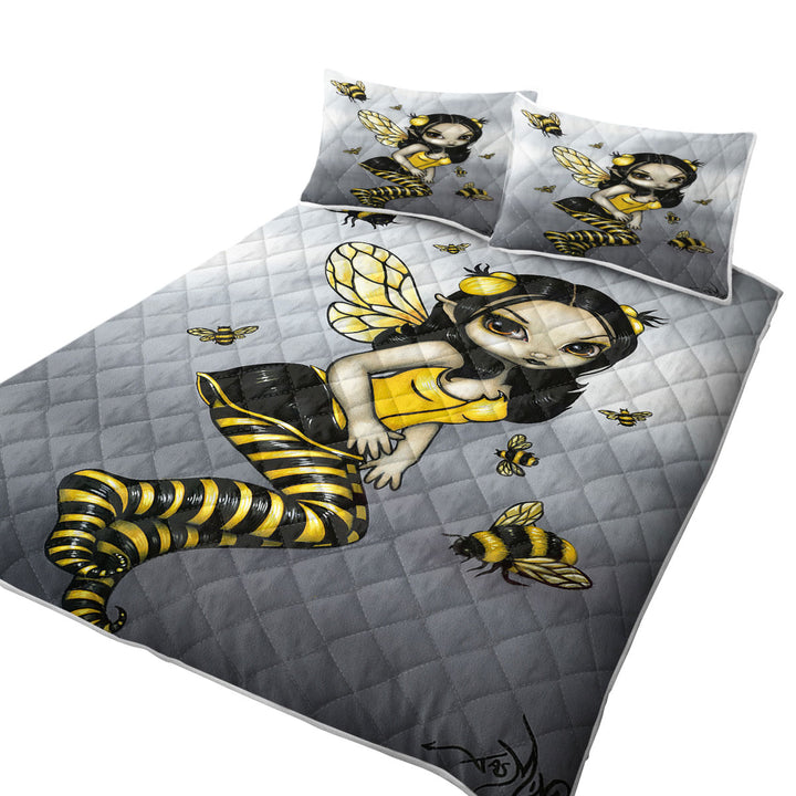 Quilts with Bees and Bumblebee Fairy