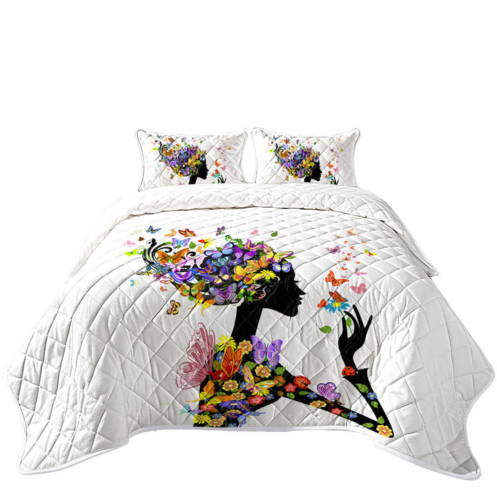 Quilts with Cool Butterflies Girl