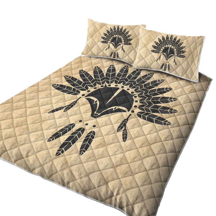 Quilts with Cool Native American Raccoon