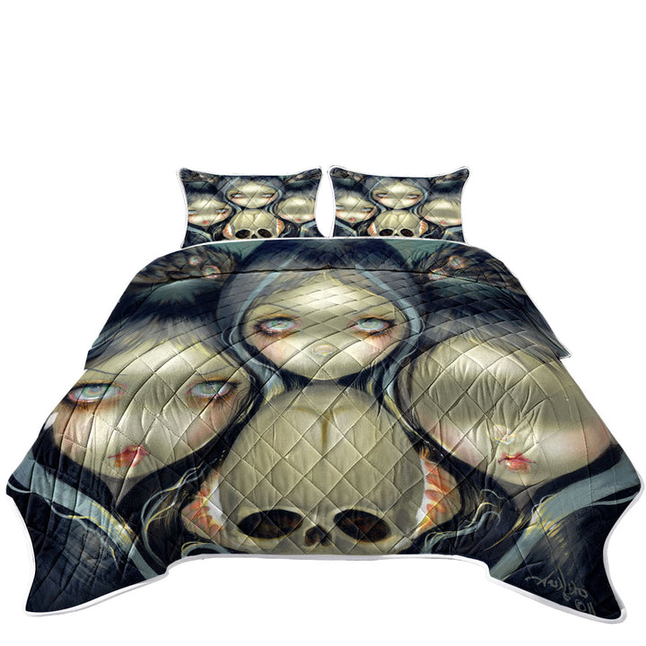 Quilts with Dark Art Senseless Prophecy Missing a Key Sense