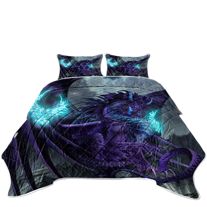 Quilts with Fantasy Design Talisman Purple Dragon