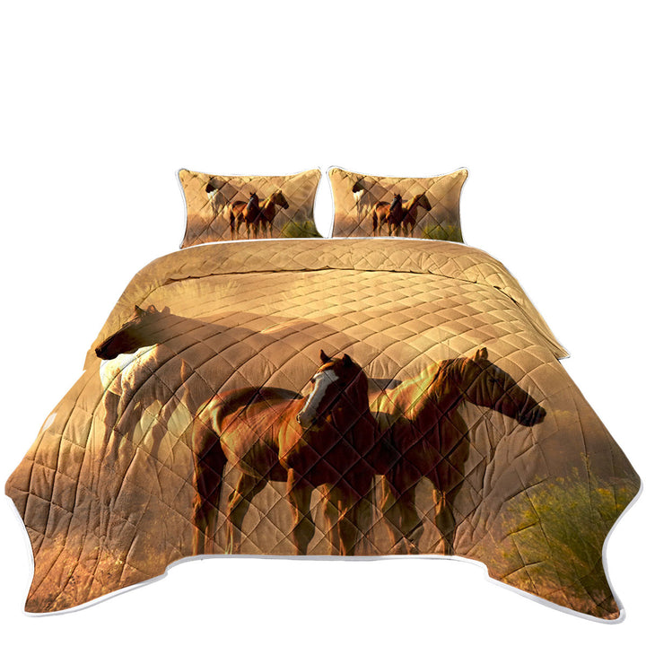 Quilts with Horses Photo