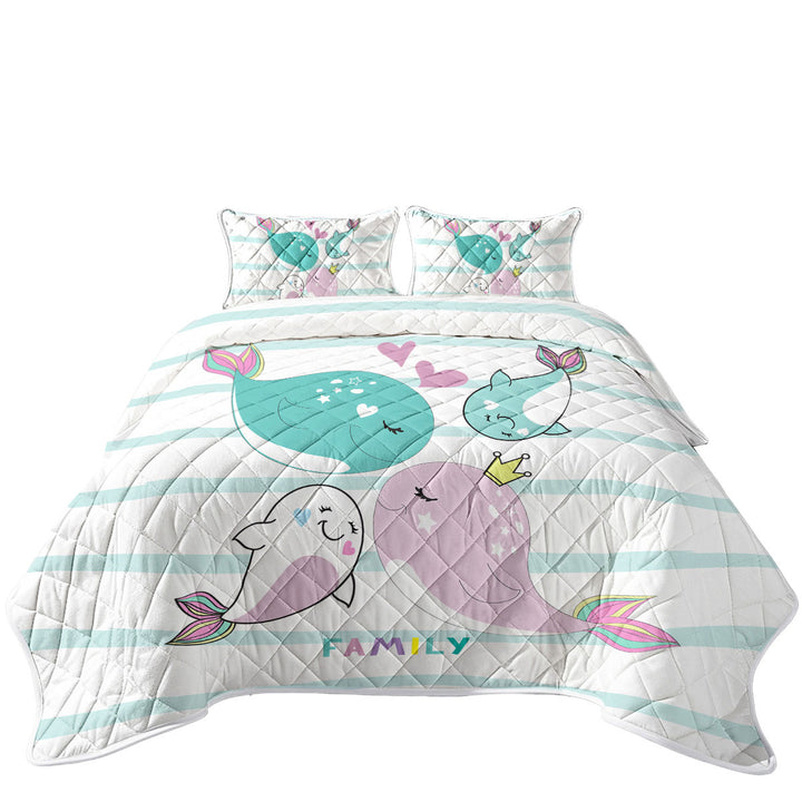 Quilts with Kids Design Cute Whale Family