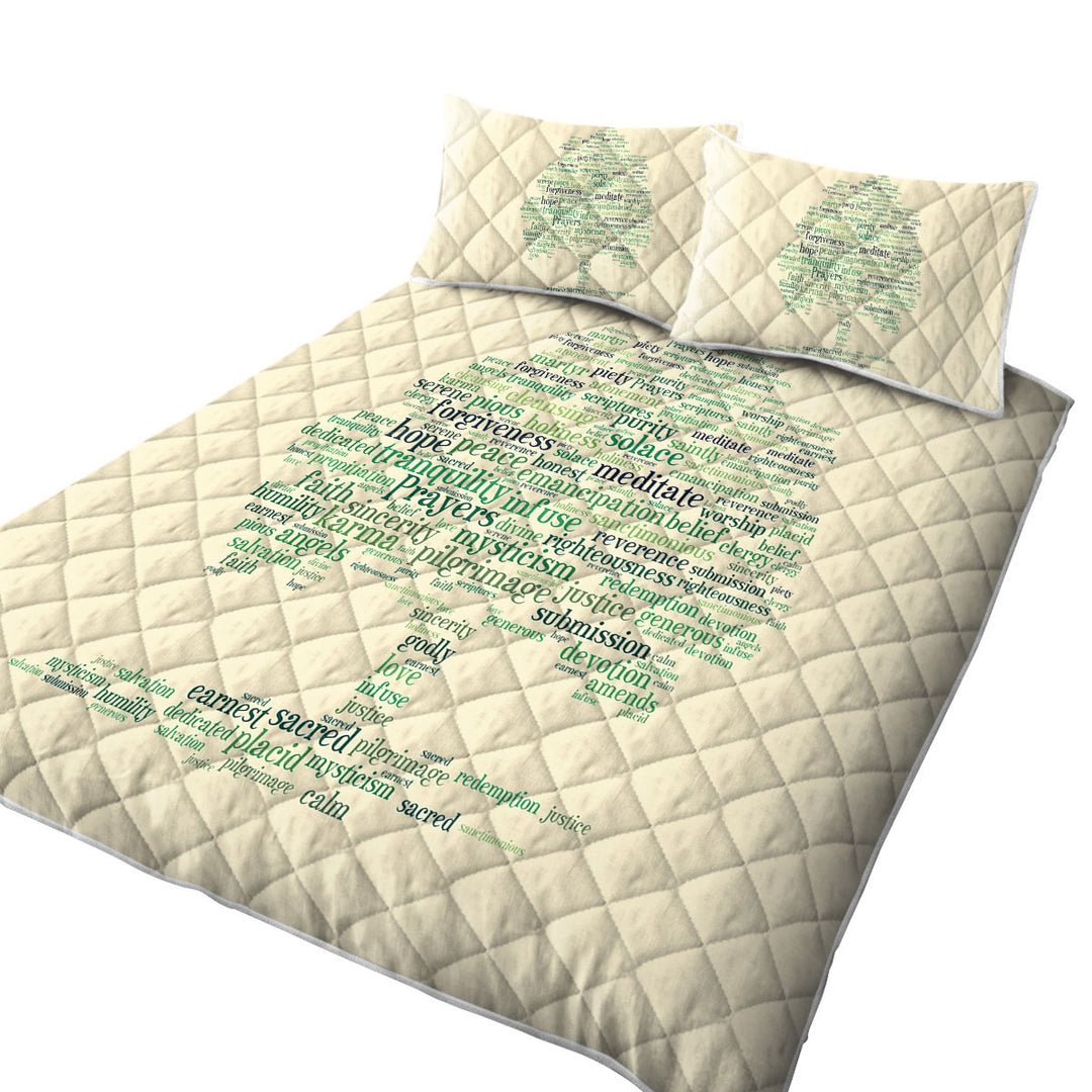 Quilts with Positive Mood Words Tree
