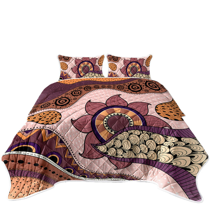 Quilts with Purple Hues Oriental Art