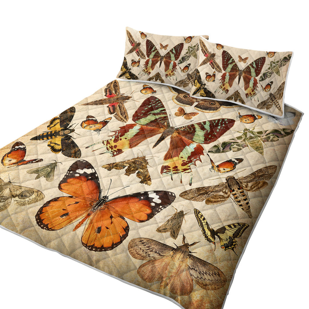 Quilts with Realistic Butterflies