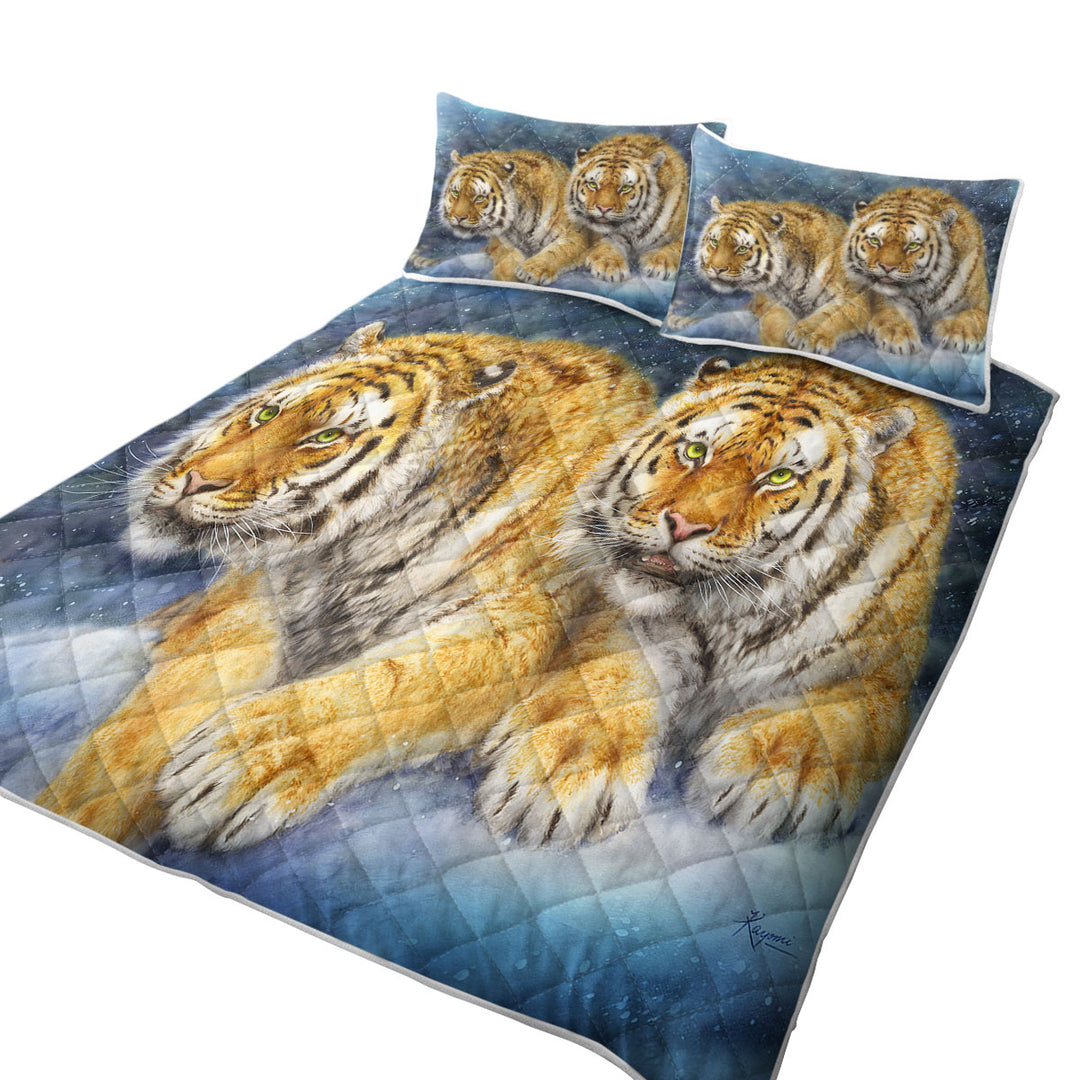 Quilts with Winter Storm Tigers