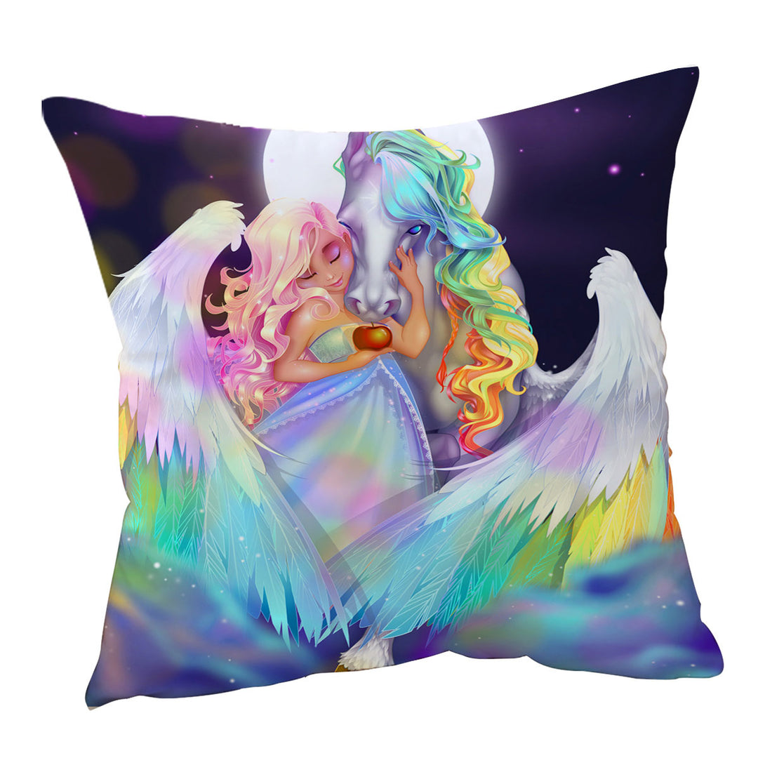 Rainbows Sofa Pillows Space Starlight Pegasus and Princess