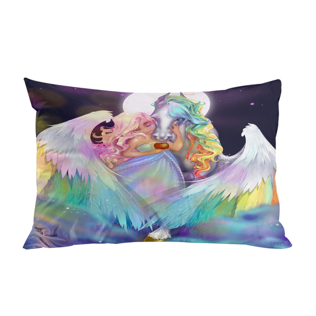 Rainbows Space Starlight Pegasus and Princess Pillowcase