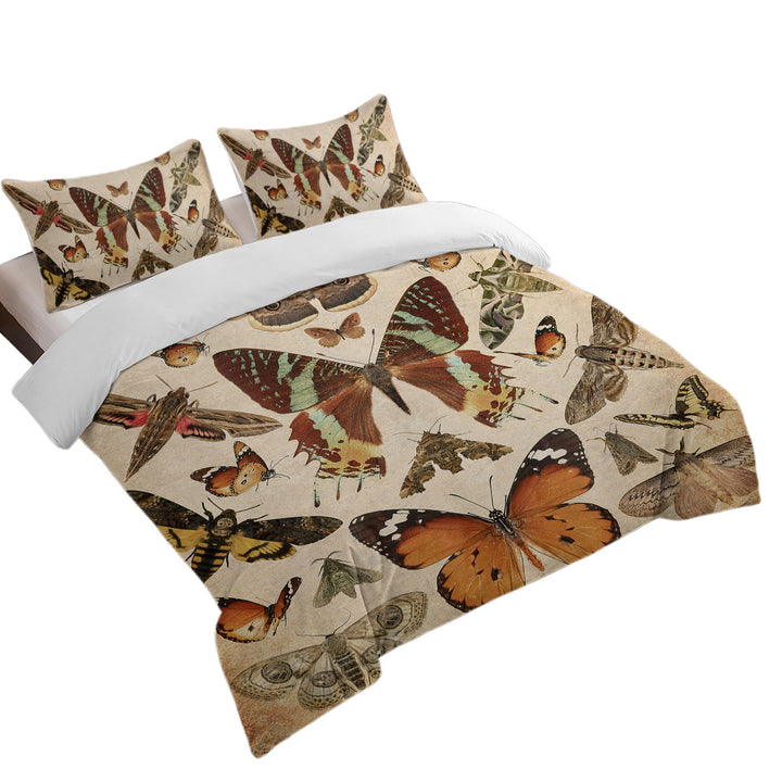 Realistic Butterflies Duvet Covers King