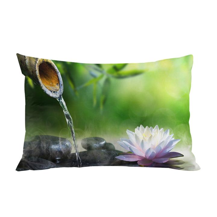 Relaxing Water Lily Tickle King Pillow Cases