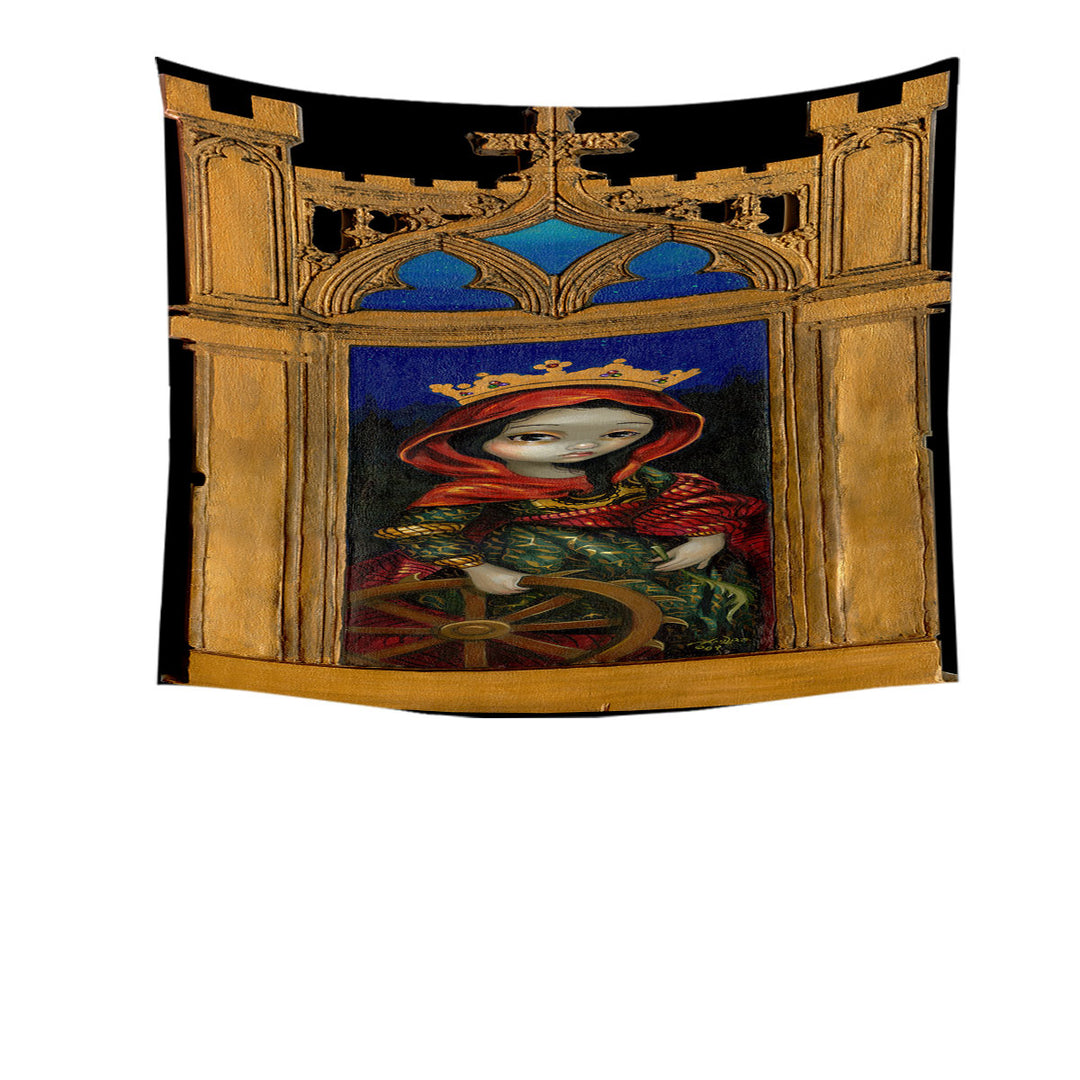 Renaissance Style Art Saint Catherine Tapestry Wall Decor