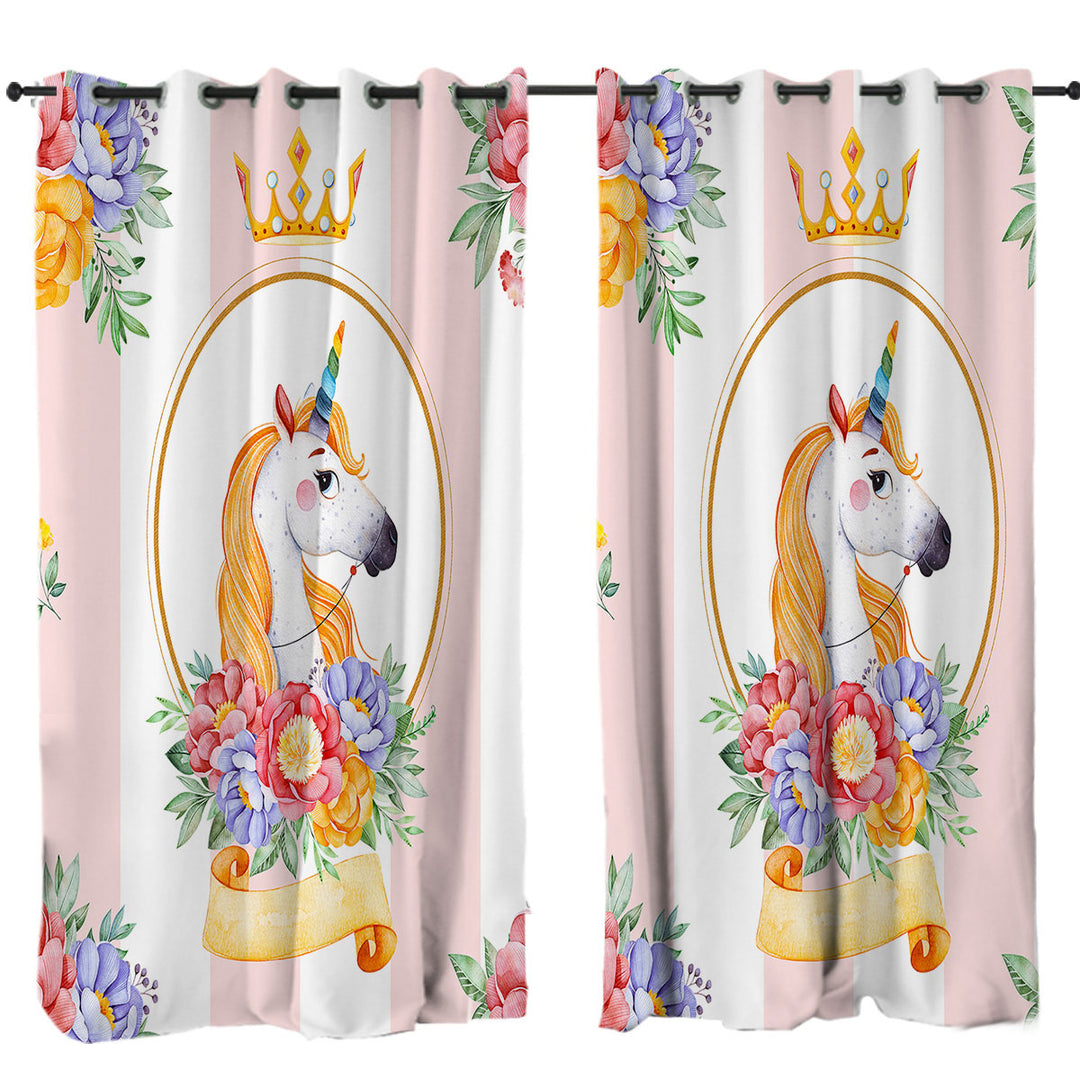 Royal Unicorn King Drapes
