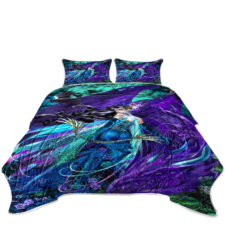 Sagittarius Dragon and Beautiful Woman Fairy King Quilt