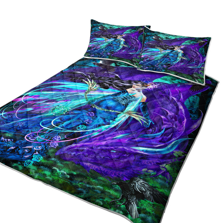 Sagittarius Dragon and Beautiful Woman Fairy Quilts for sale